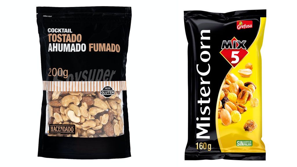 Frutos secos con aroma de humo